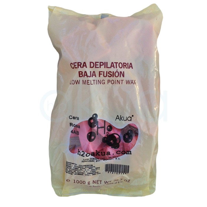 Cera Depilación de Baja Fusion Rosa 1Kg MAYOR