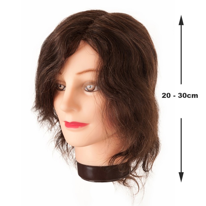 Maniqui Academia Pelo Natural Corto 20-30 cm H2oAkua