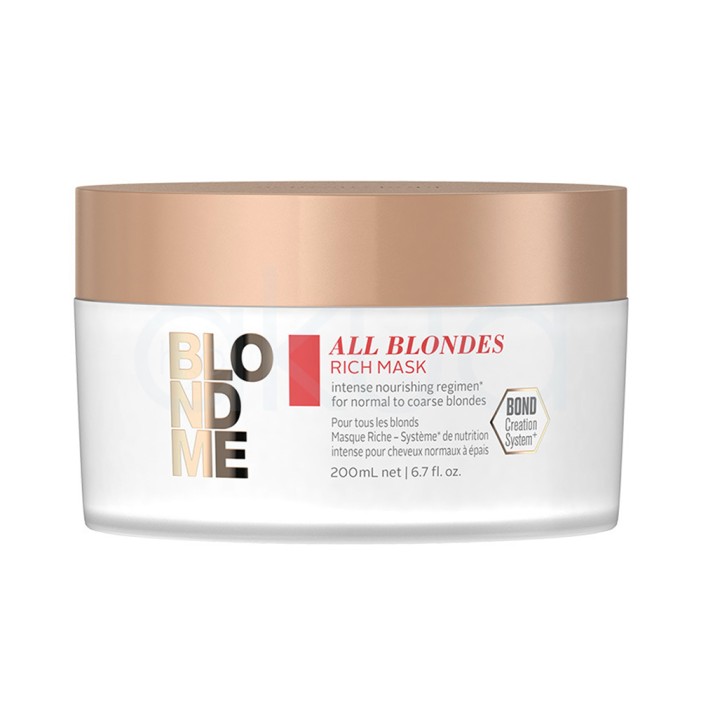 Mascarilla todo tipo de rubios All Blondes Blondme 200ml Schwarzkopf